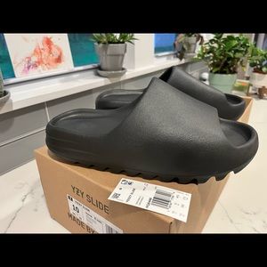 Yeezy Slides made by Adidas in Onyx(black) New With Tags